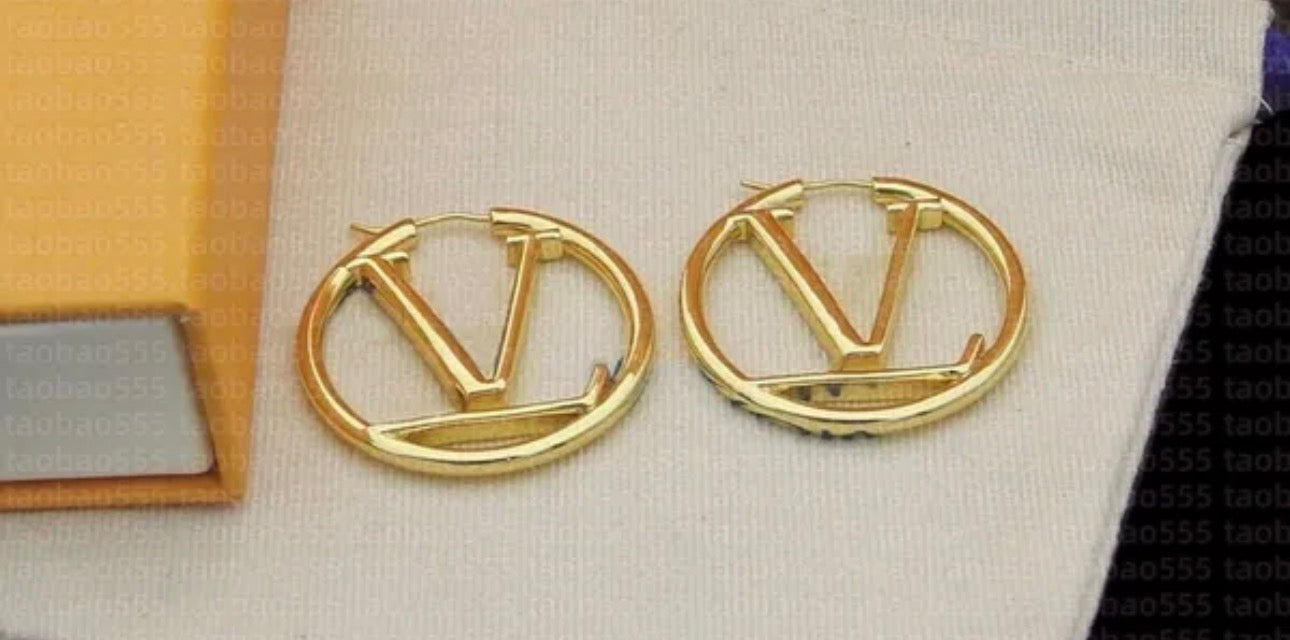 Gold Glam hoops