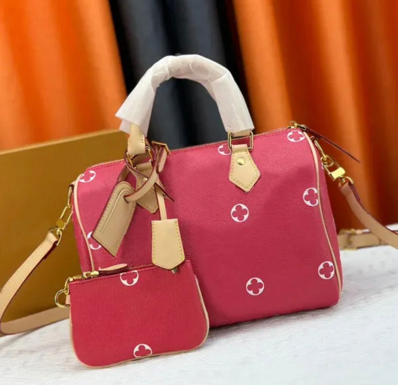 Big Red Glam bag