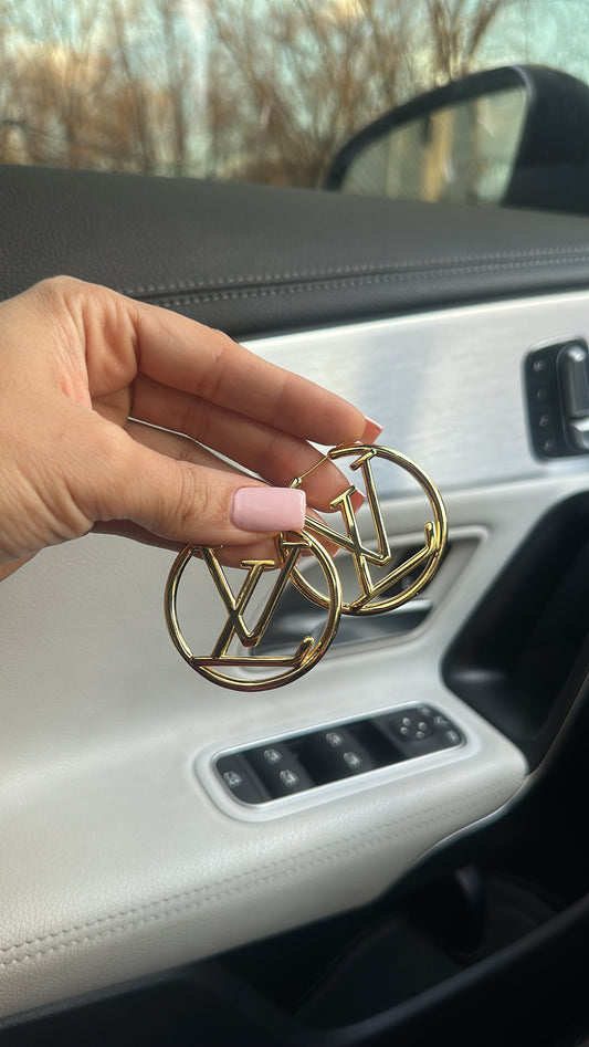 The 5CM Luxe Gold Hoops